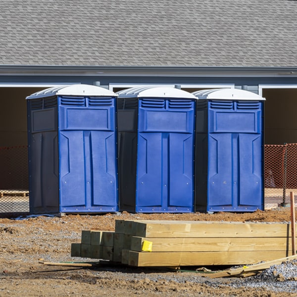 are there any restrictions on what items can be disposed of in the portable restrooms in Galt Iowa